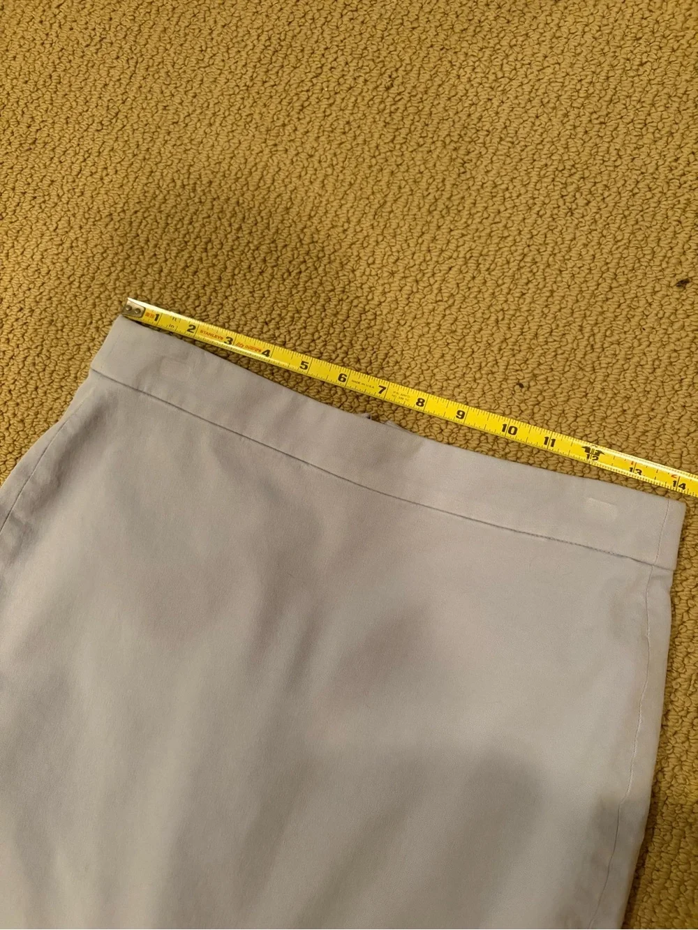 J.Crew No 3 Midi Pencil Skirt light baby blue size 4